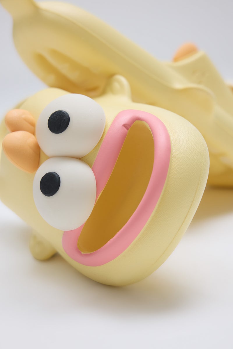 DeFacto Yellow Girl Girl Flat Sole Eva Slippers Casual - Image 1